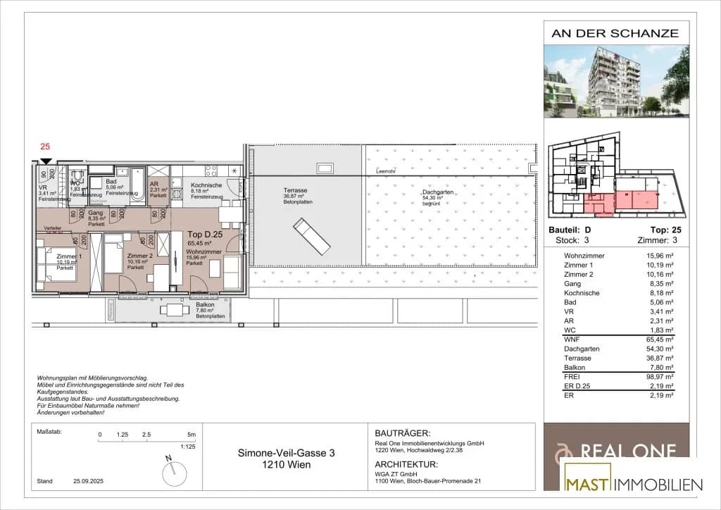 3-Zimmer-Wohnung mieten in Wien – 64,45 m², € 1.850 – Bild 15 von 15