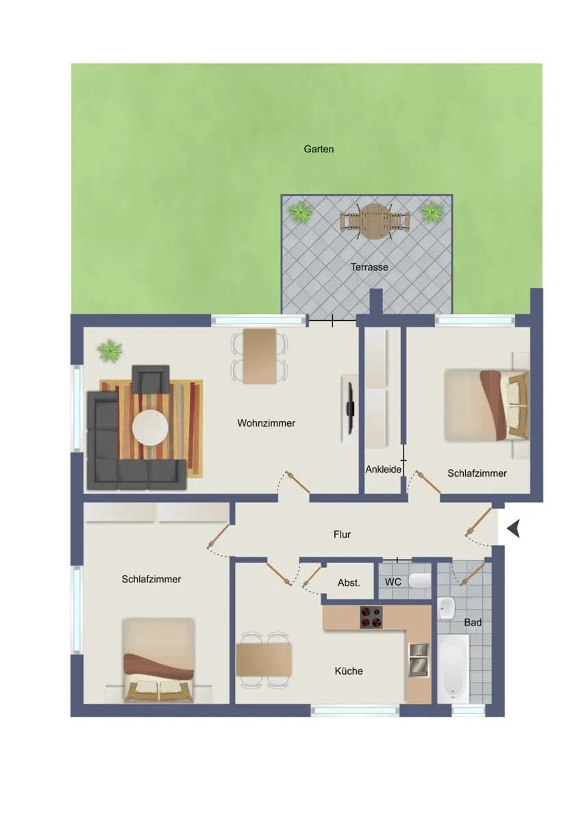 3-Zimmer-Wohnung kaufen in Klagenfurt – 100,5 m², € 279.500 – Bild 7 von 8