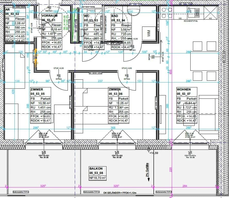 3-Zimmer-Wohnung mieten in Graz – 73 m², € 980 – Bild 7 von 11