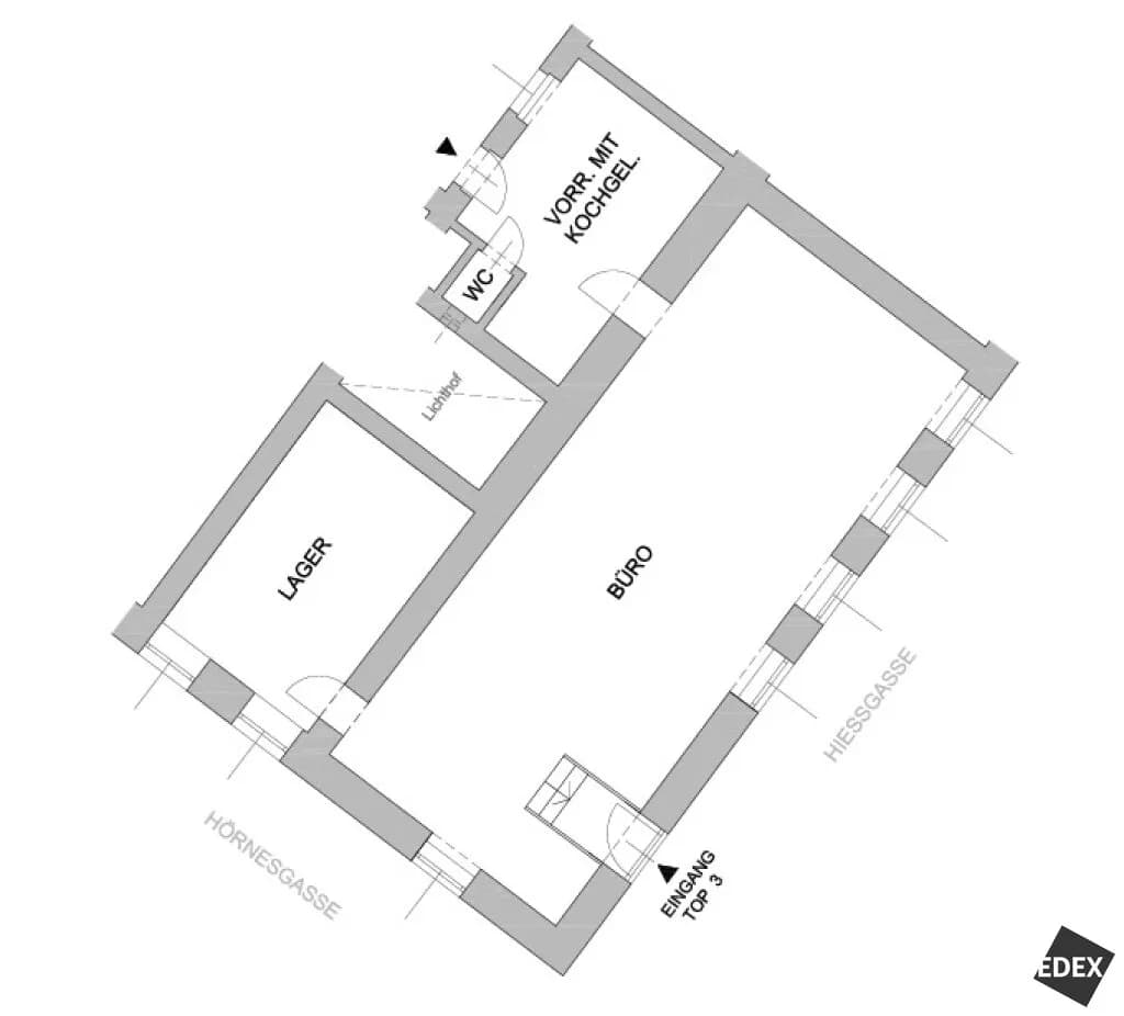 Gewerbeimmobilie mieten in Wien – 113 m², € 1.465 – Bild 6 von 6