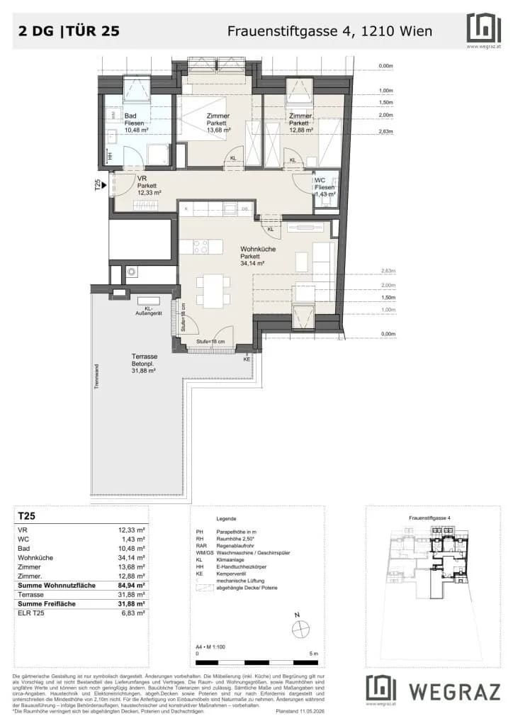 3-Zimmer-Wohnung kaufen in Wien – 84,94 m², € 561.818 – Bild 8 von 8