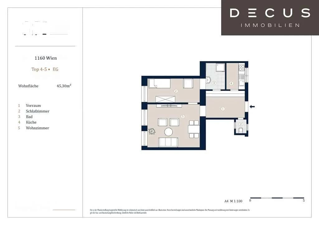 2-Zimmer-Gewerbeimmobilie kaufen in Wien – 45,3 m², € 190.000 – Bild 12 von 12
