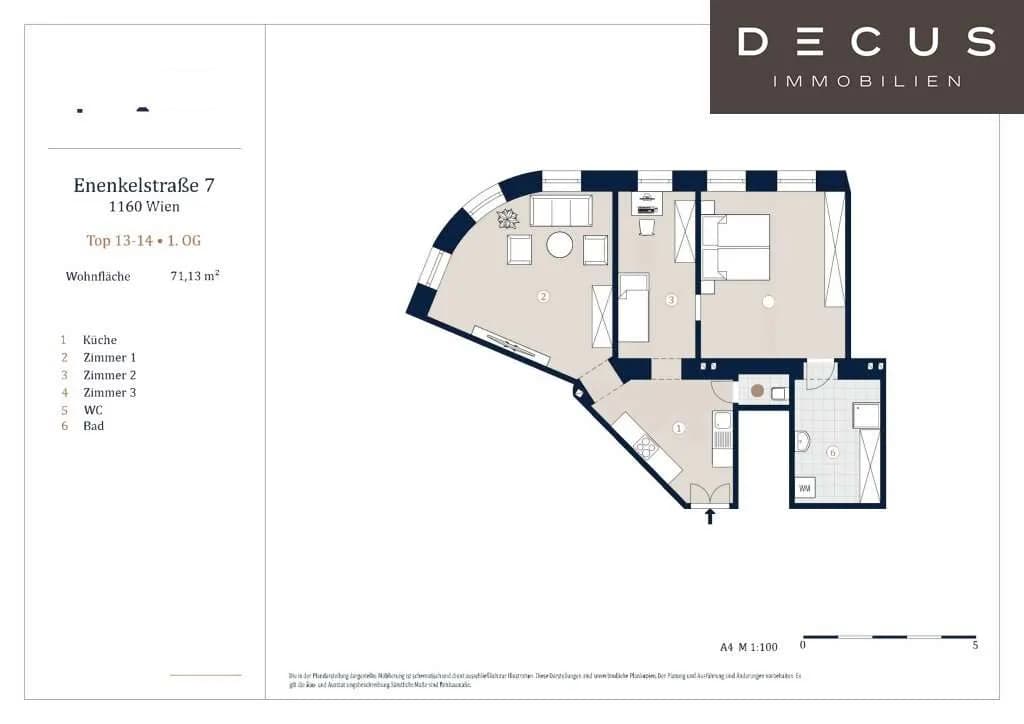 3-Zimmer-Wohnung kaufen in Wien – 71,13 m², € 359.000 – Bild 11 von 11