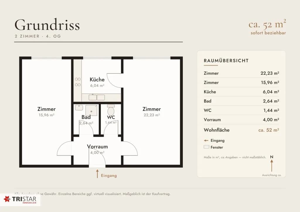 Wohnung kaufen in Wien – 52,37 m², € 254.000 – Bild 17 von 17