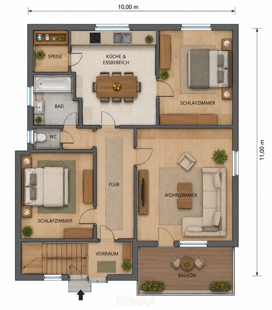 3-Zimmer-Haus kaufen in Güssing – 78 m², € 184.000 – Bild 10 von 33