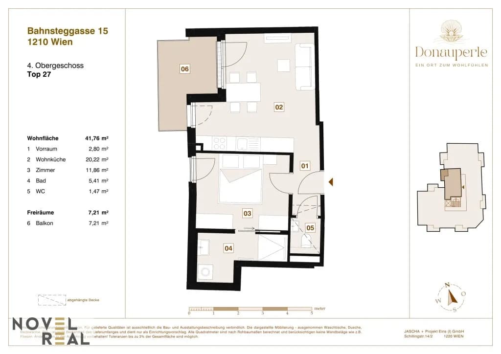 2-Zimmer-Wohnung kaufen in Wien – 43,89 m², € 295.000 – Bild 19 von 19