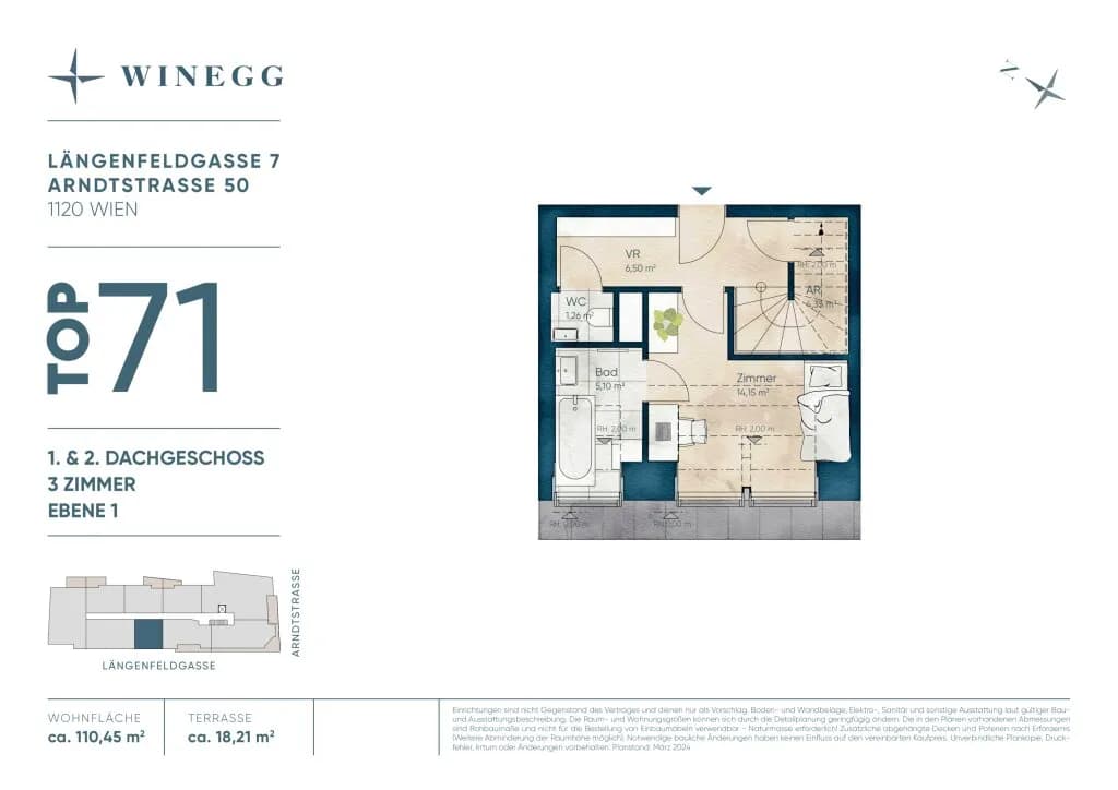 3-Zimmer-Wohnung kaufen in Wien – 110,5 m², € 849.000 – Bild 22 von 23