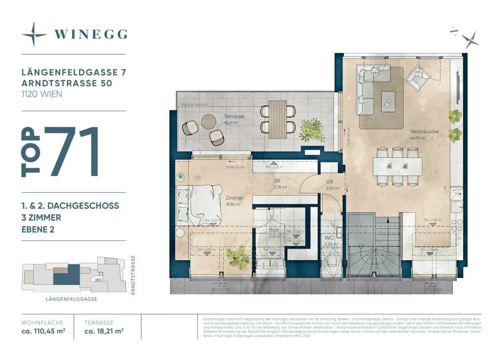 3-Zimmer-Wohnung kaufen in Wien – 110,5 m², € 849.000 – Bild 23 von 23