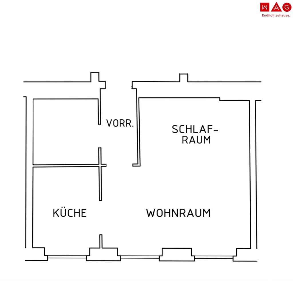 1-Zimmer-Wohnung mieten in Leoben – 29,83 m², € 249 – Bild 6 von 6