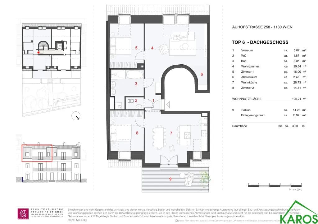 3-Zimmer-Wohnung kaufen in Wien – 105,21 m², € 888.000 – Bild 18 von 18