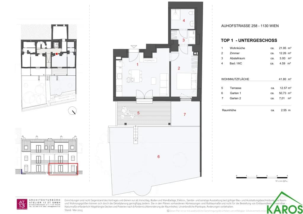 2-Zimmer-Wohnung kaufen in Wien – 41,8 m², € 388.000 – Bild 14 von 14