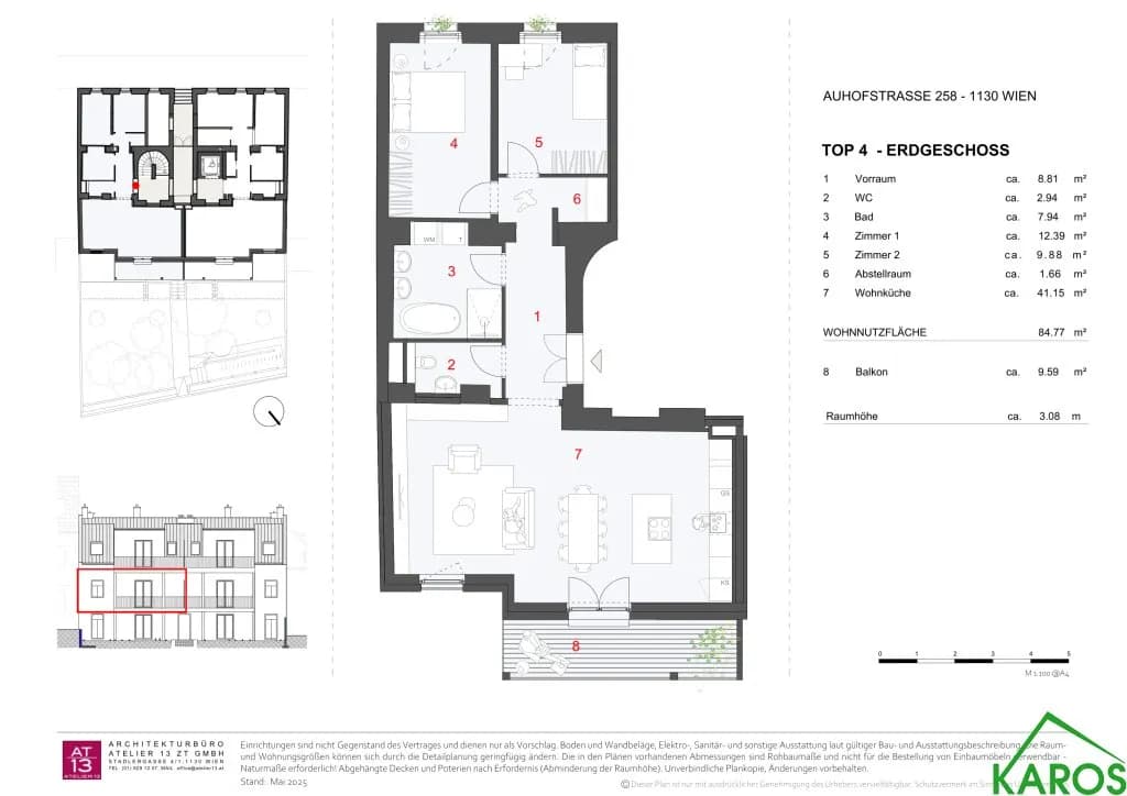 3-Zimmer-Wohnung mieten in Wien – 84,77 m², € 2.149 – Bild 22 von 22