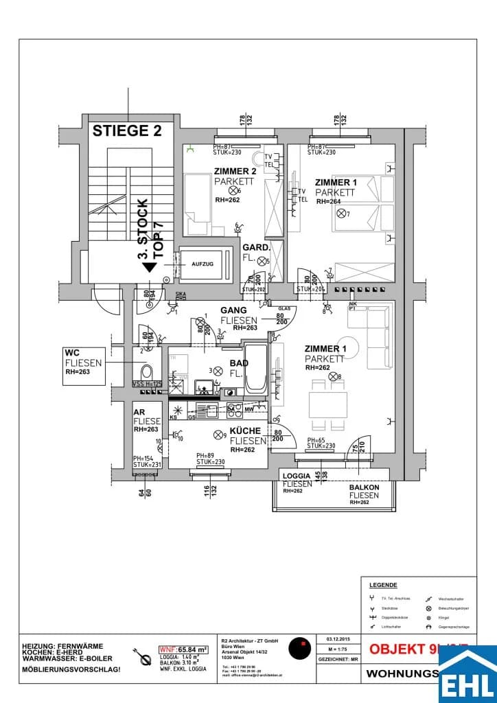 3-Zimmer-Wohnung mieten in Wien – 67,66 m², € 1.320 – Bild 12 von 12