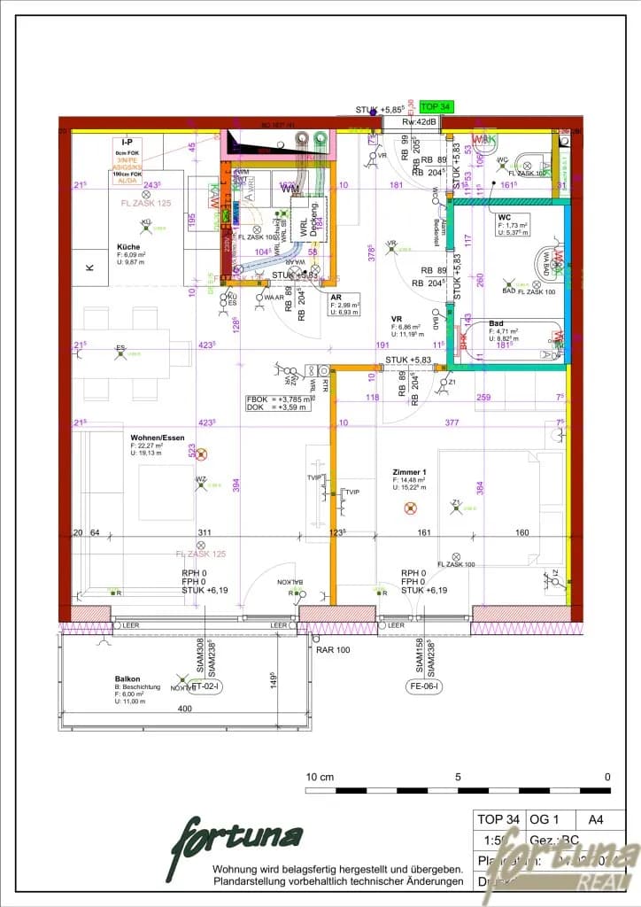 2-Zimmer-Wohnung kaufen in Tulln – 59,29 m², € 223.085 – Bild 12 von 17