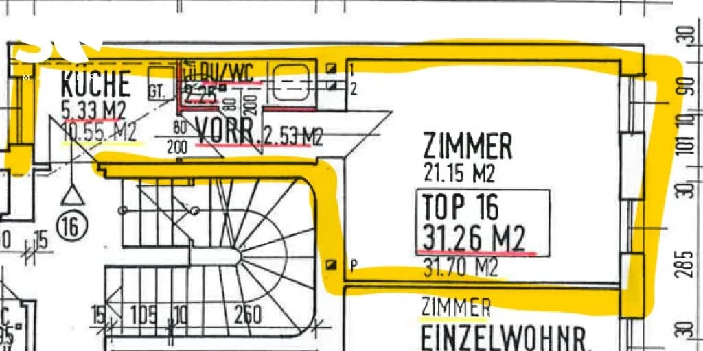 1-Zimmer-Wohnung kaufen in Wien – 32 m², € 139.000 – Bild 23 von 23