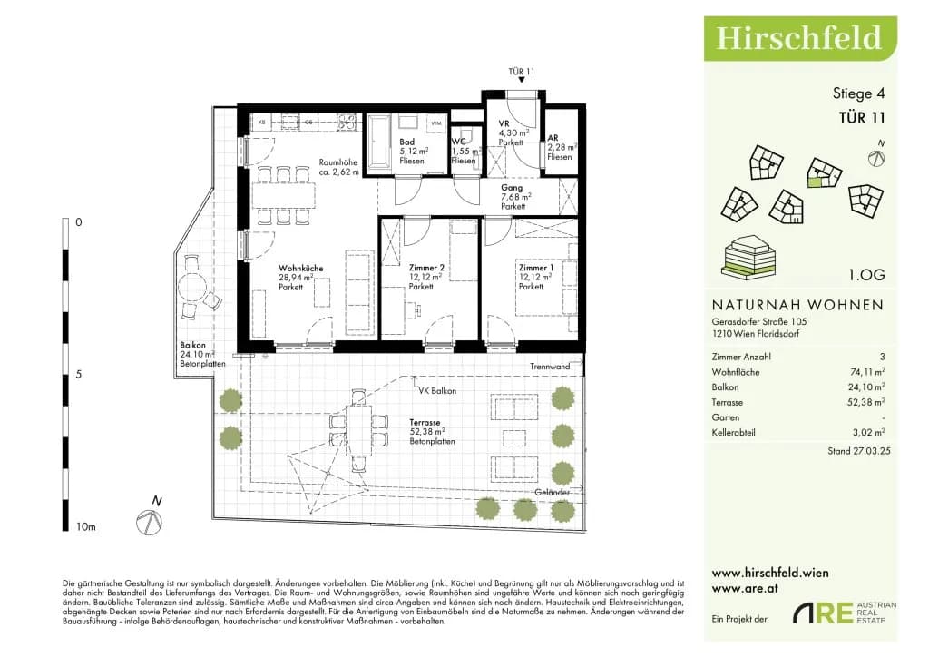 Immobilie kaufen in Wien – 74 m², € 456.100 – Bild 13 von 14