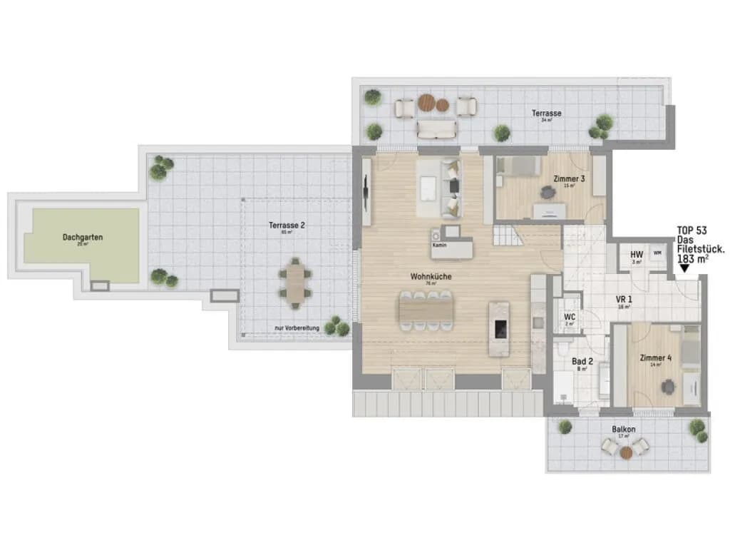5-Zimmer-Wohnung kaufen in Wien – 183,12 m², € 1.799.900 – Bild 4 von 7