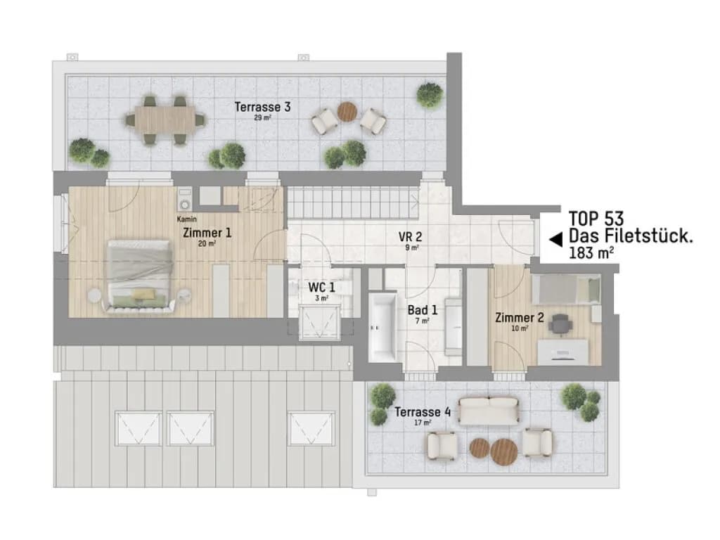5-Zimmer-Wohnung kaufen in Wien – 183,12 m², € 1.799.900 – Bild 5 von 7