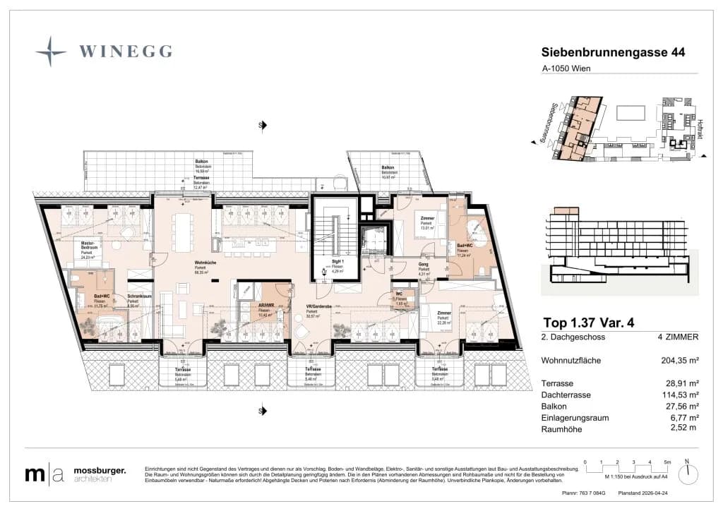 4-Zimmer-Wohnung kaufen in Wien – 204,73 m², € 2.490.000 – Bild 9 von 11