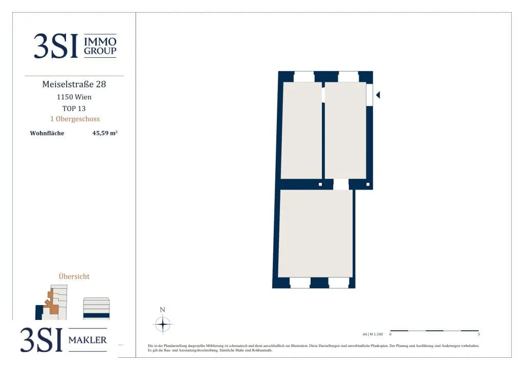 2-Zimmer-Wohnung kaufen in Wien – 45,59 m², € 99.000 – Bild 12 von 12