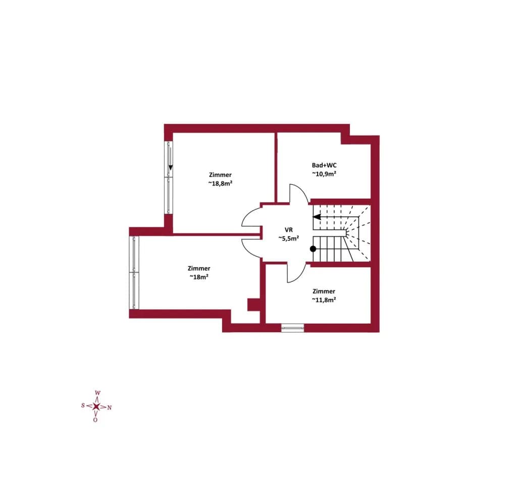 4-Zimmer-Haus kaufen in Tulln – 132,3 m², € 616.000 – Bild 10 von 11