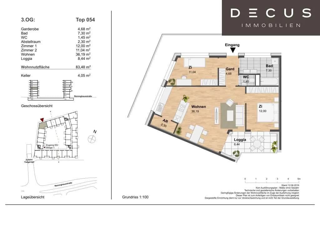 3-Zimmer-Wohnung mieten in Graz – 83,4 m², € 1.349 – Bild 14 von 14