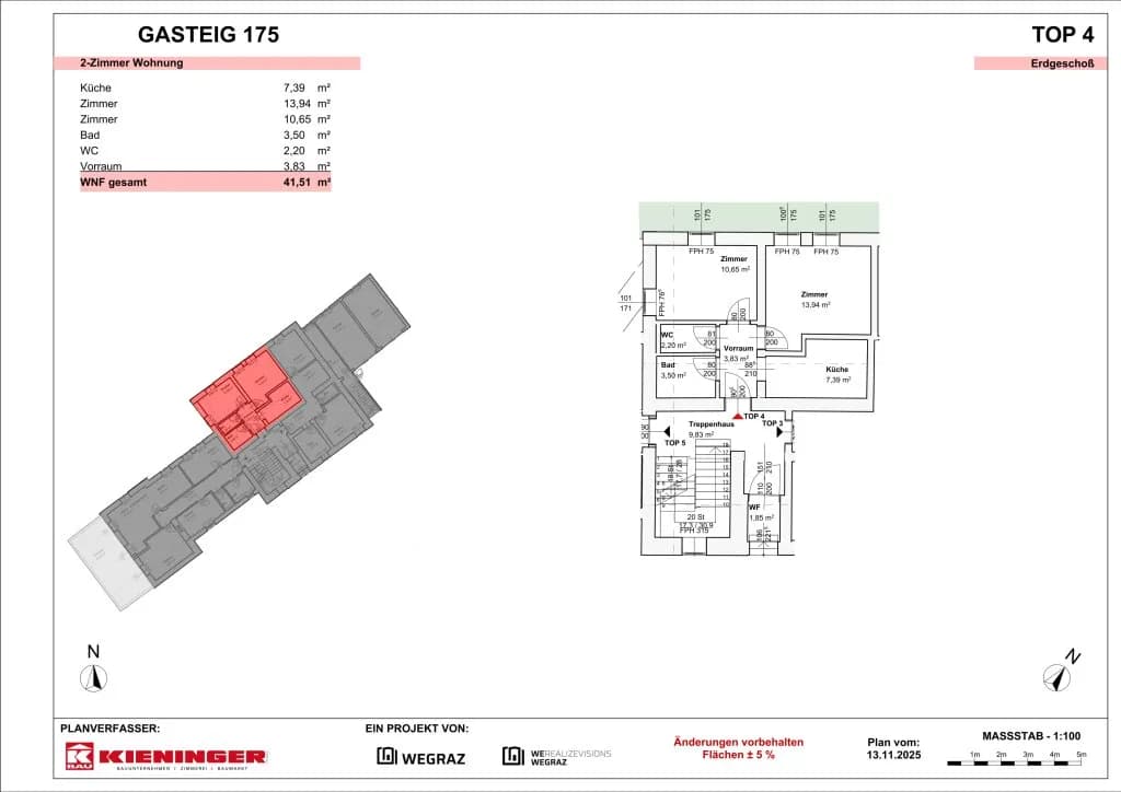 2-Zimmer-Wohnung kaufen in Liezen – 41,51 m², € 158.900 – Bild 16 von 16