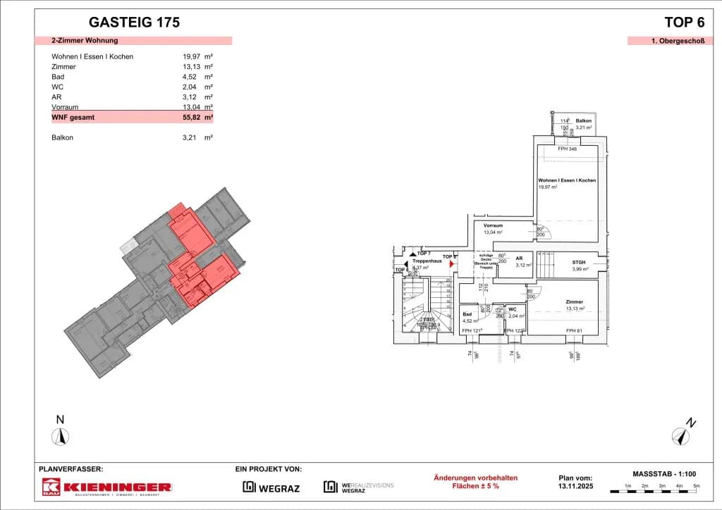 2-Zimmer-Wohnung kaufen in Liezen – 55,82 m², € 219.500 – Bild 16 von 16