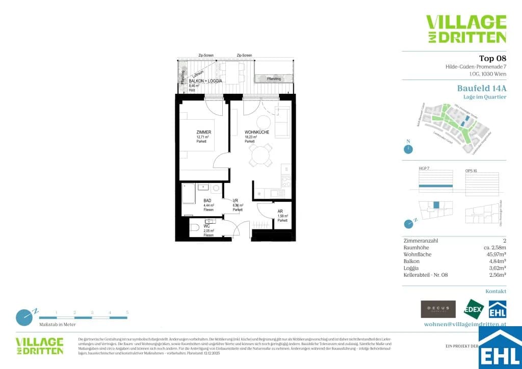 Immobilie kaufen in Wien – 45,97 m², € 333.000 – Bild 16 von 16