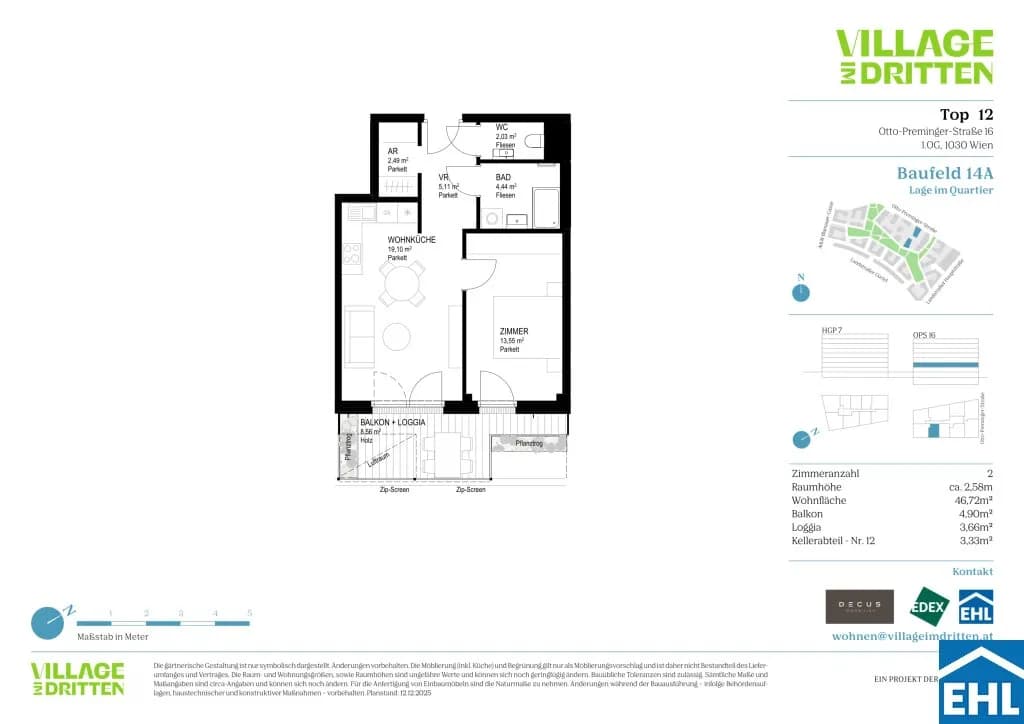 Immobilie kaufen in Wien – 46,72 m², € 329.400 – Bild 16 von 16
