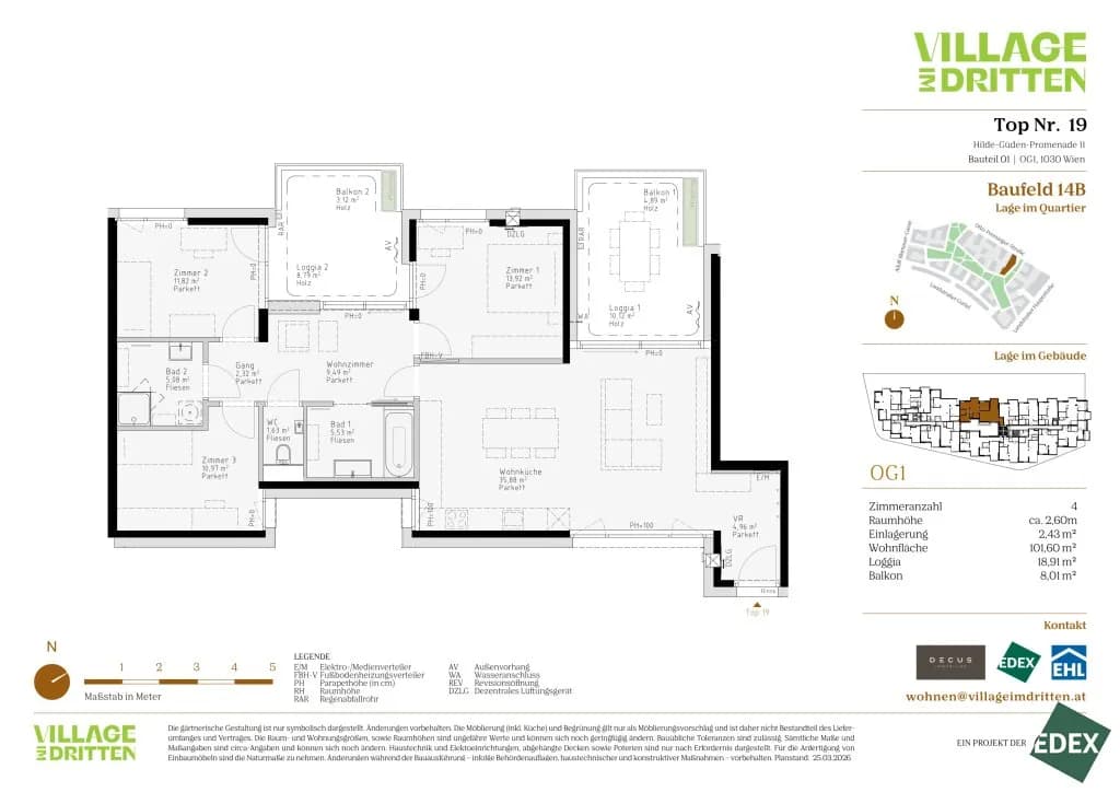 4-Zimmer-Wohnung kaufen in Wien – 101,64 m², € 790.000 – Bild 7 von 7
