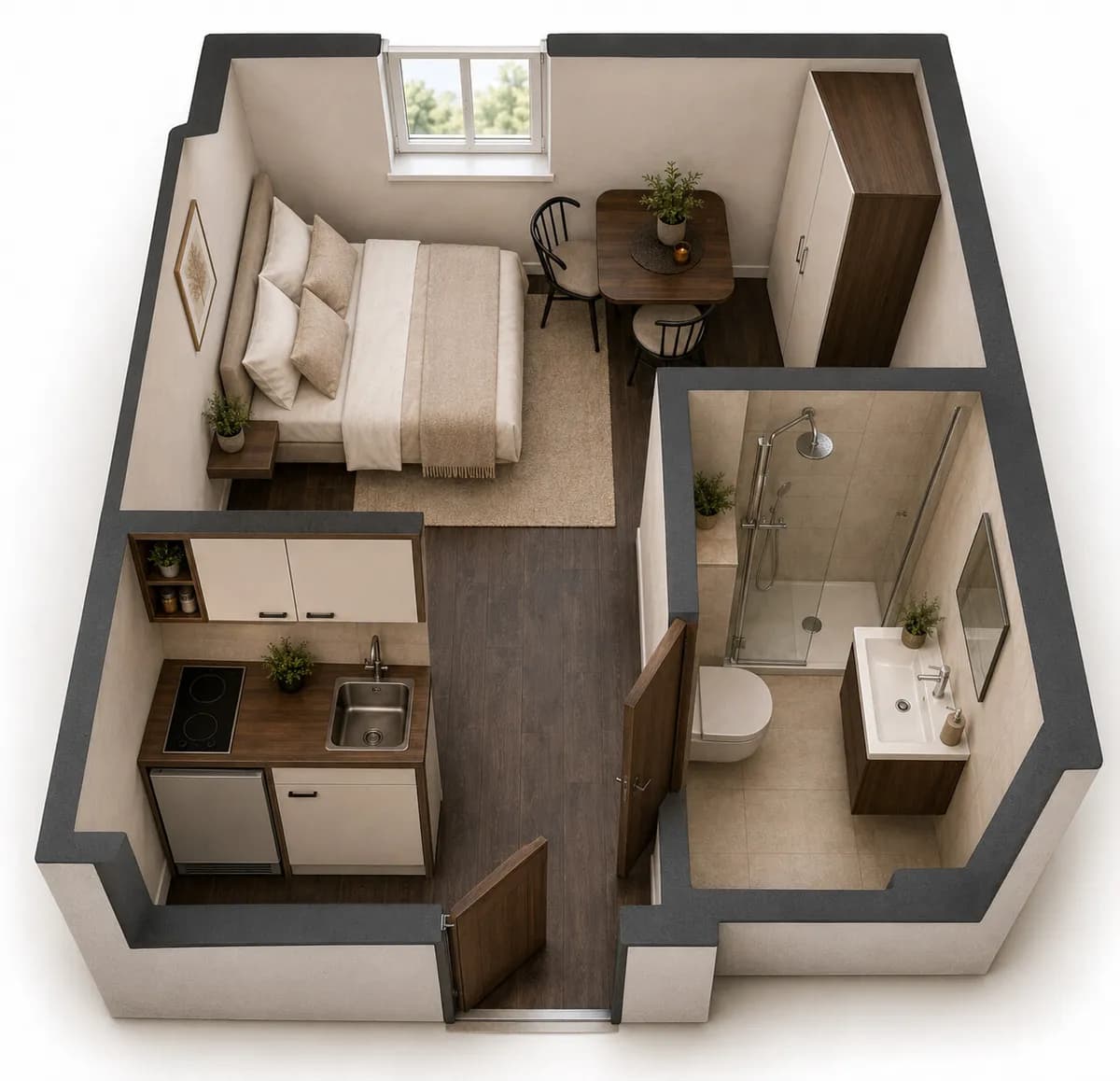 1-Zimmer-Wohnung kaufen in Graz – 18,5 m², € 58.900 – Bild 2 von 4