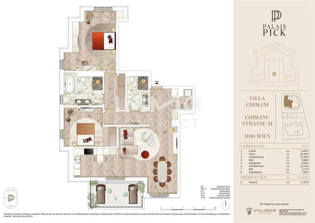 3-Zimmer-Wohnung kaufen in Wien – 115,63 m², € 1.840.000 – Bild 12 von 12