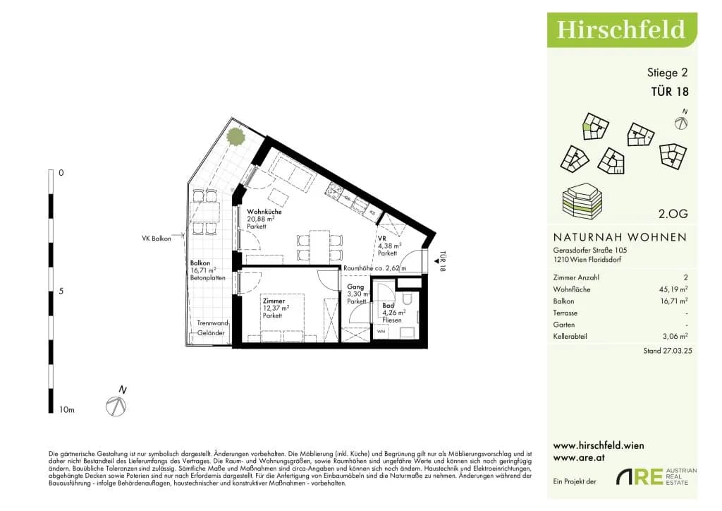 Immobilie kaufen in Wien – 45,05 m², € 255.100 – Bild 13 von 14