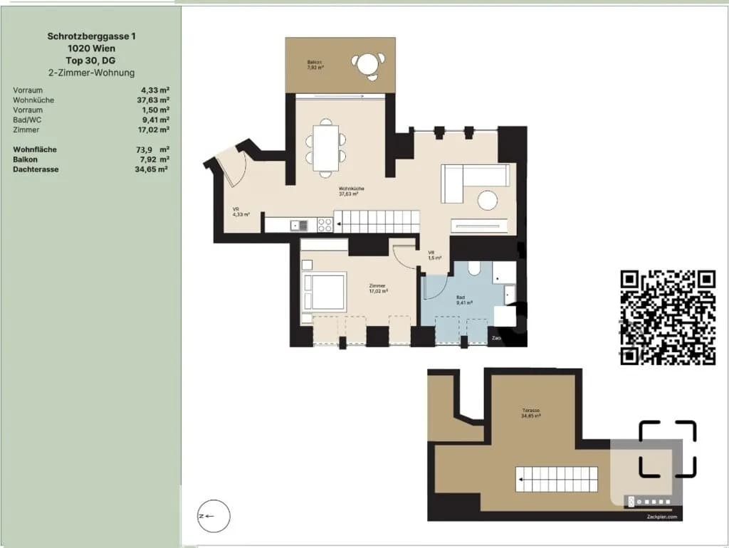 2-Zimmer-Wohnung kaufen in Wien – 73,9 m², € 695.000 – Bild 38 von 38