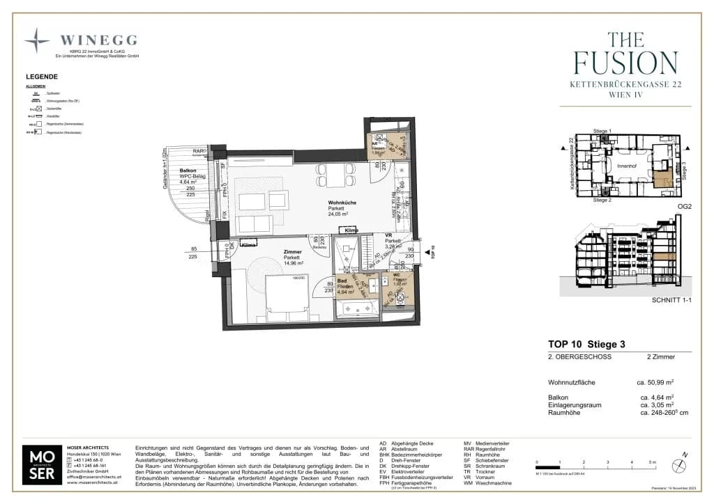 2-Zimmer-Wohnung kaufen in Wien – 50,99 m², € 590.000 – Bild 20 von 20