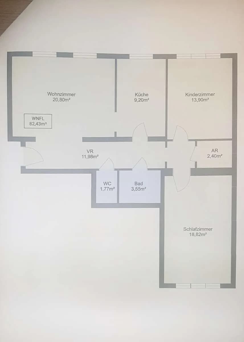 3-Zimmer-Wohnung mieten in Wien – 82 m², € 1.498 – Bild 14 von 14