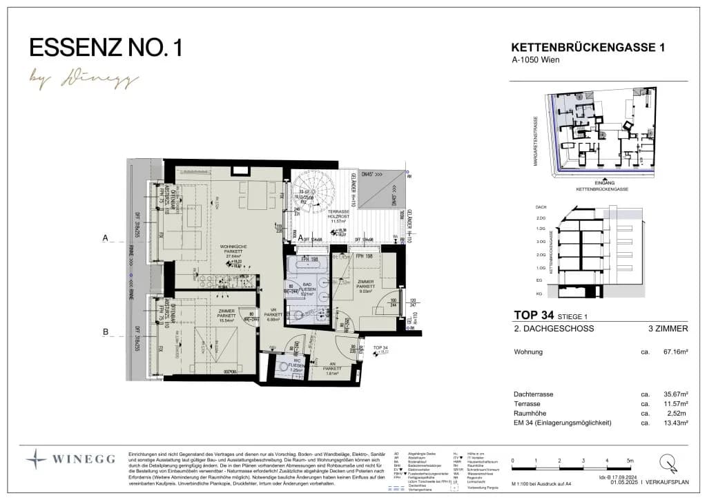 3-Zimmer-Wohnung kaufen in Wien – 67,16 m², € 995.000 – Bild 22 von 23