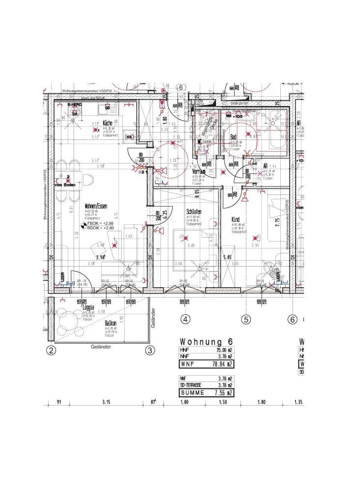 3-Zimmer-Wohnung mieten in Vöcklabruck – 75,06 m², € 698 – Bild 3 von 7
