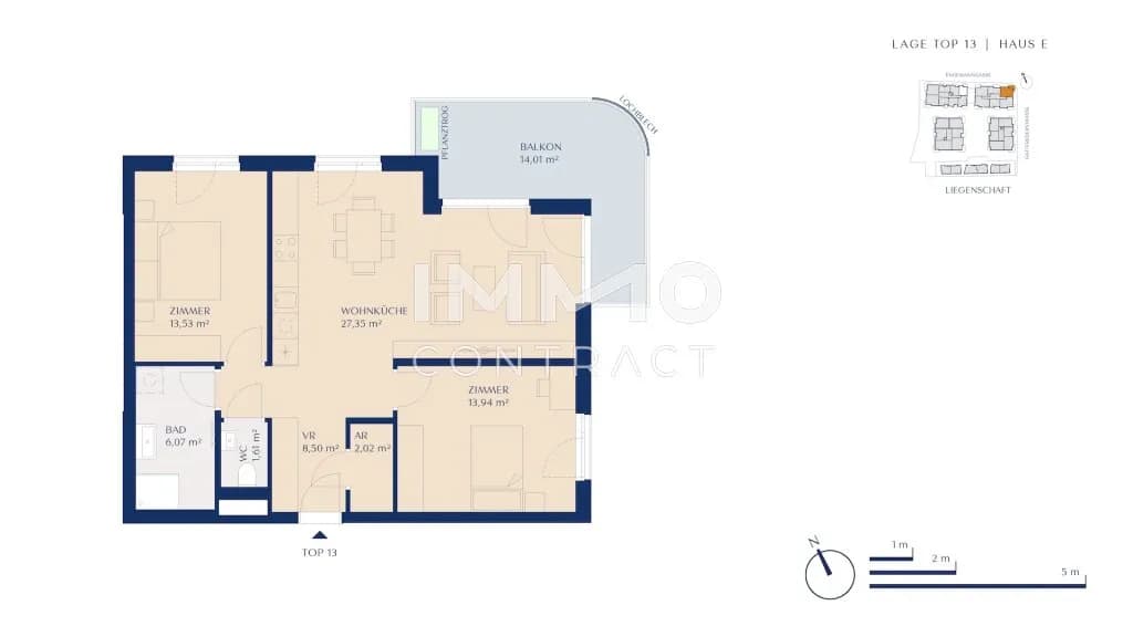 3-Zimmer-Wohnung kaufen in Wien – 73,02 m², € 419.000 – Bild 11 von 11