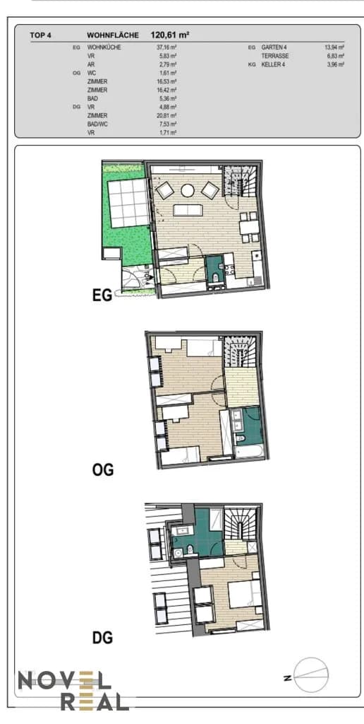 4-Zimmer-Haus kaufen in Wien – 121,83 m², € 769.000 – Bild 27 von 27