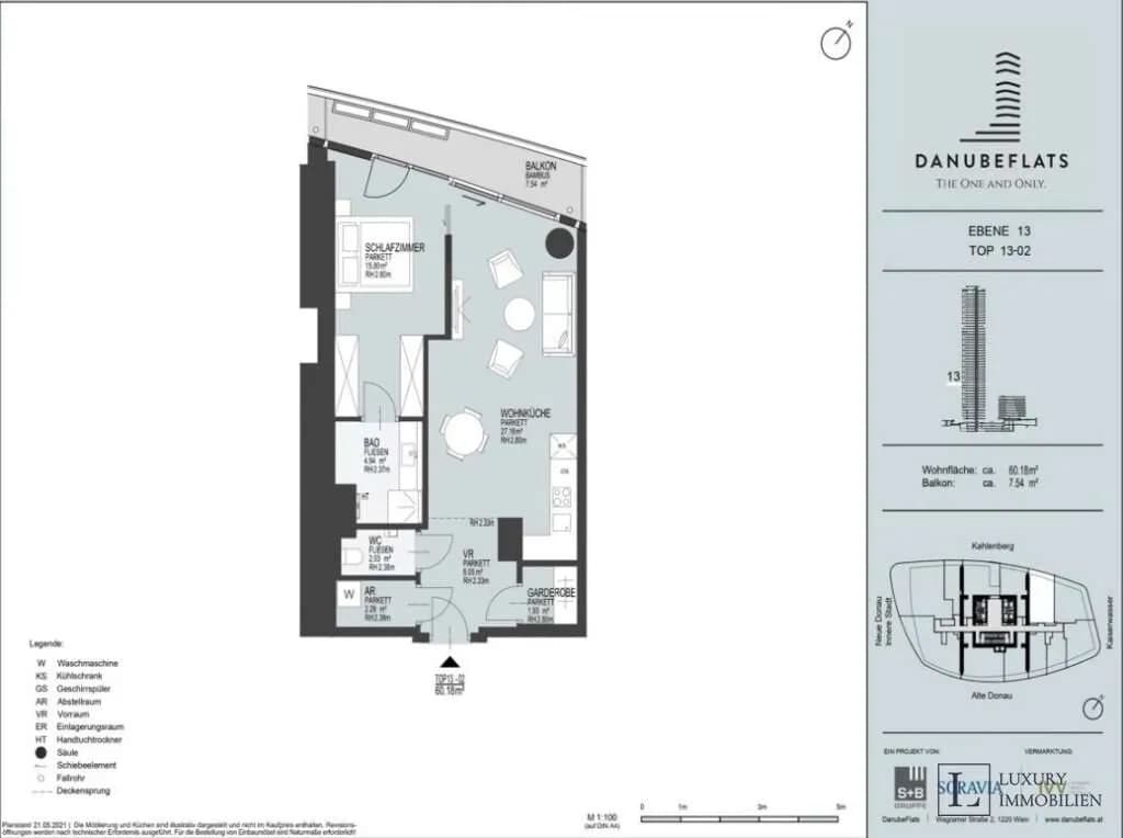 2-Zimmer-Wohnung kaufen in Wien – 60,18 m², € 691.000 – Bild 11 von 11