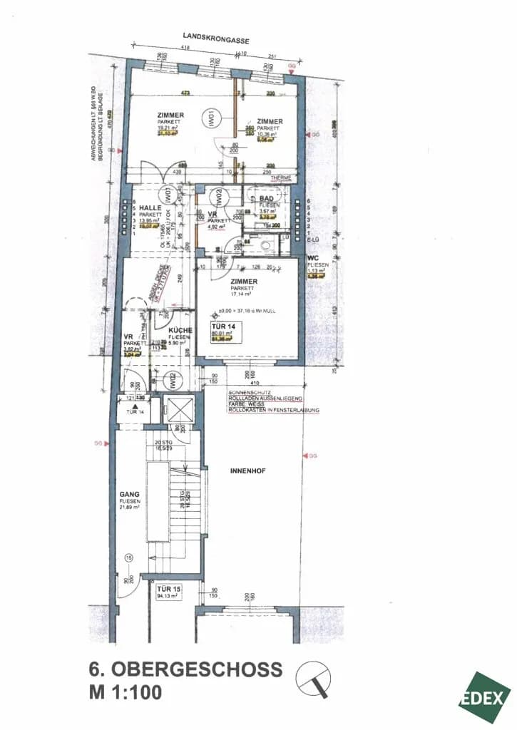 3-Zimmer-Wohnung kaufen in Wien – 79,74 m², € 849.000 – Bild 17 von 17