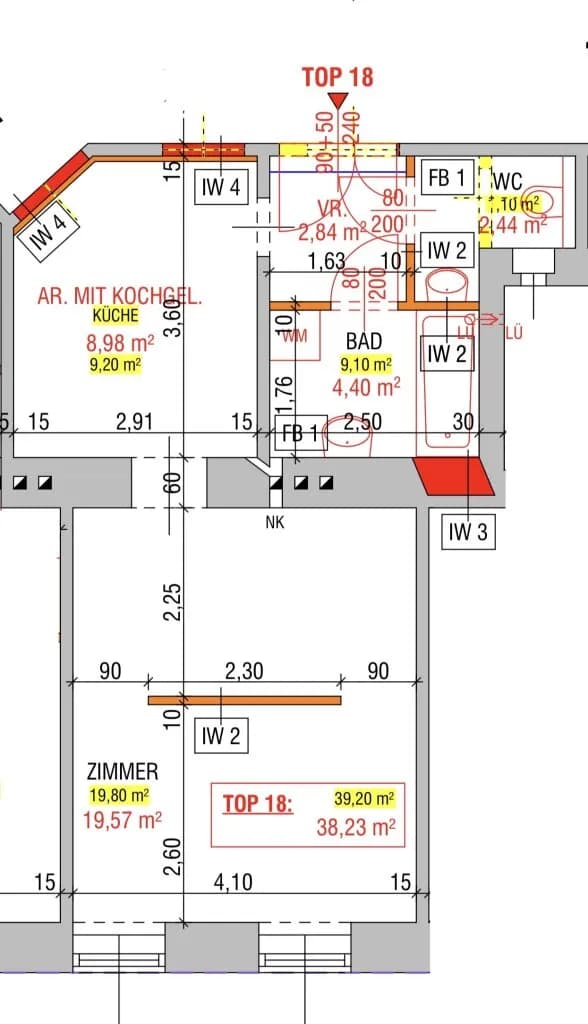 1-Zimmer-Wohnung kaufen in Wien – 39 m², € 209.000 – Bild 23 von 23