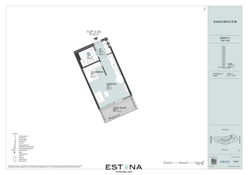 1-Zimmer-Wohnung mieten in Wien – 30,98 m², € 849 – Bild 10 von 10