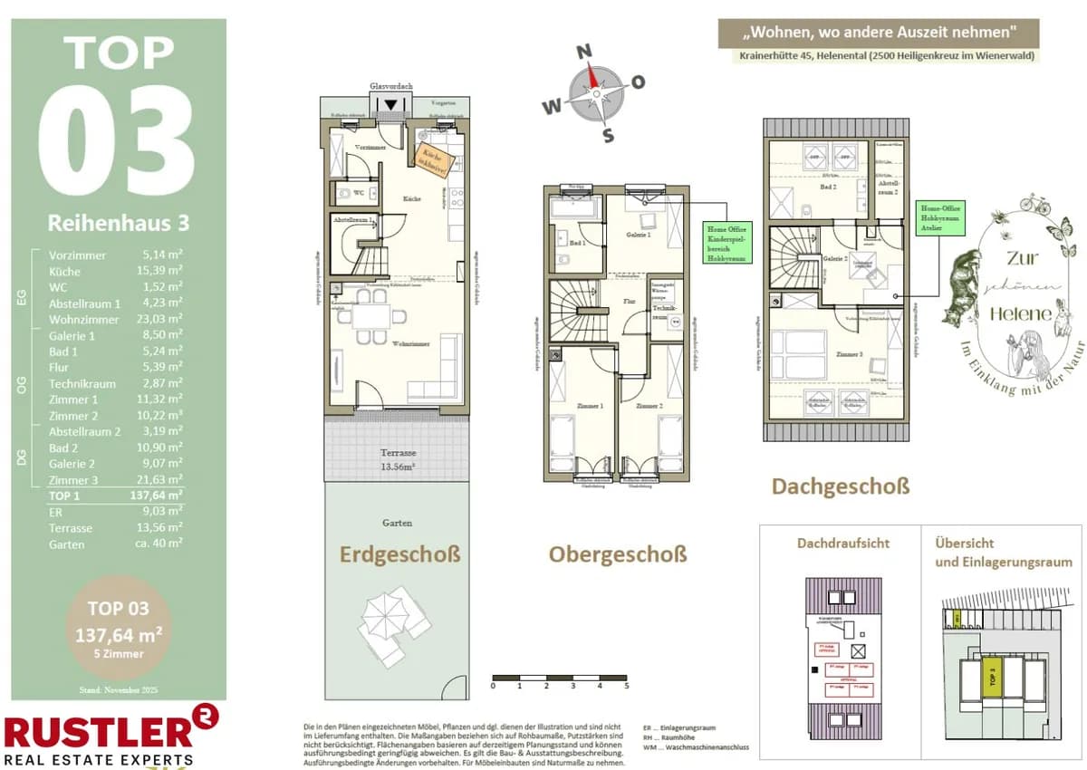 5-Zimmer-Haus kaufen in Baden – 138 m², € 593.858 – Bild 5 von 9