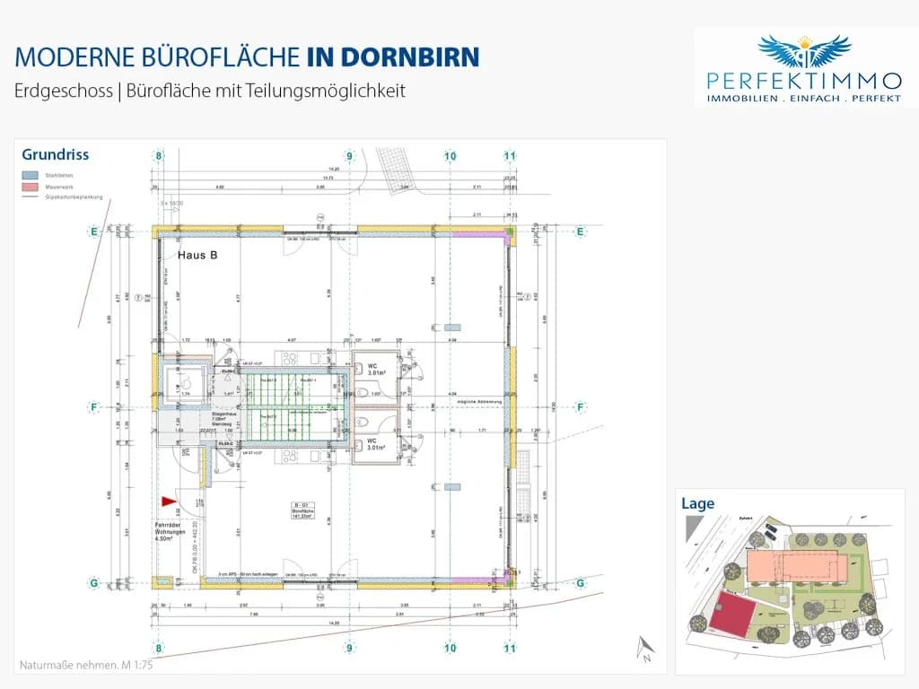 Gewerbeimmobilie mieten in Dornbirn – 141 m², € 2.600 – Bild 11 von 11