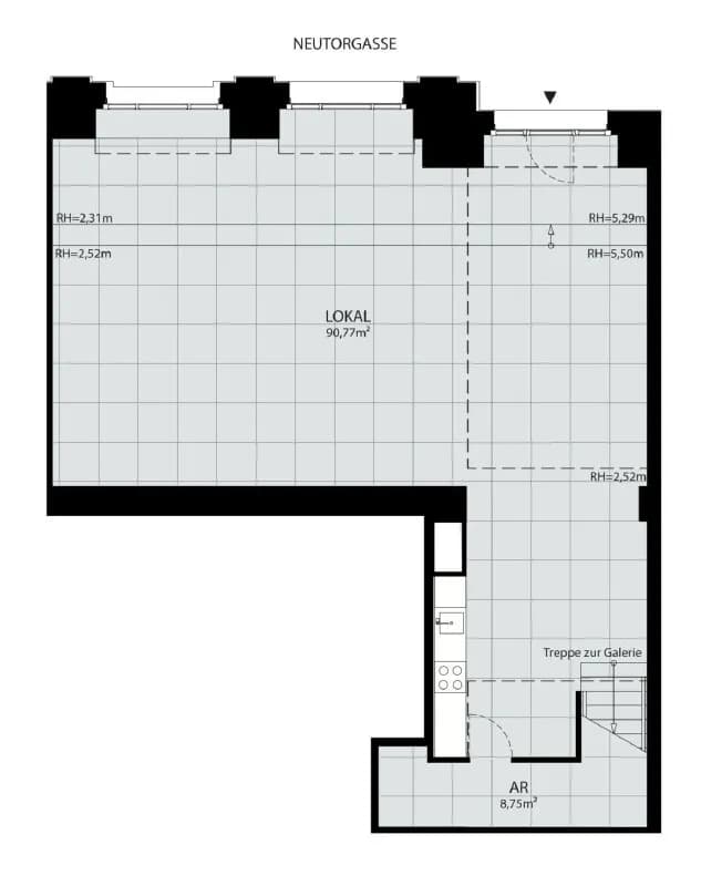 Gewerbeimmobilie mieten in Wien – 198 m², € 5.831 – Bild 7 von 8