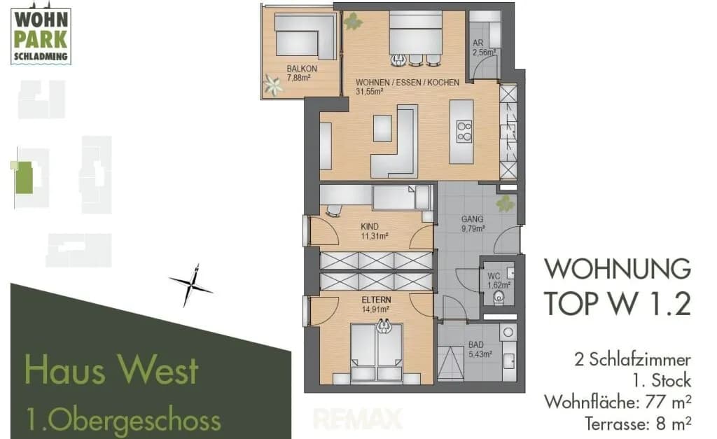 3-Zimmer-Immobilie kaufen in Liezen – 80 m², € 670.000 – Bild 11 von 17