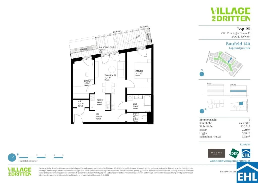 3-Zimmer-Wohnung kaufen in Wien – 65,37 m², € 541.000 – Bild 17 von 17